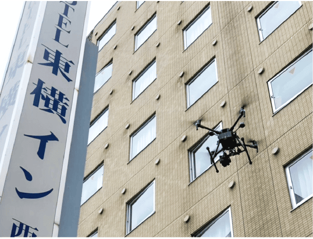 楽天ドローン株式会社様 外壁調査