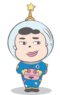 バウン太くんのイラスト