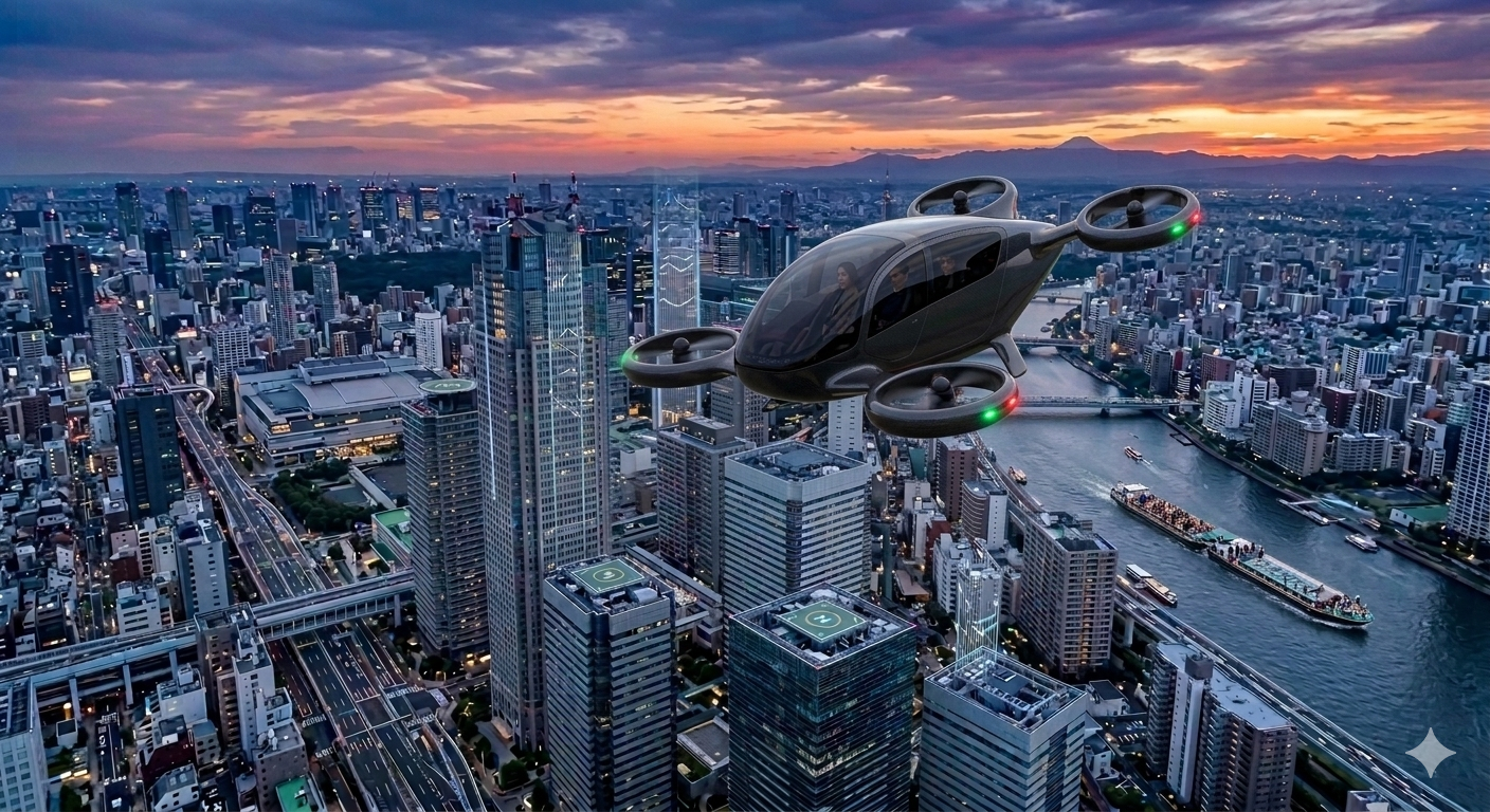 空飛ぶクルマとは？試験飛行に必要な許可やメリットを解説​​！