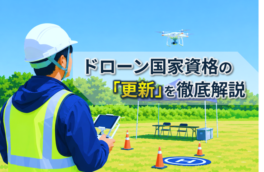 【2026年9月 更新】ドローン国家資格の「更新」について知っておくべきこと