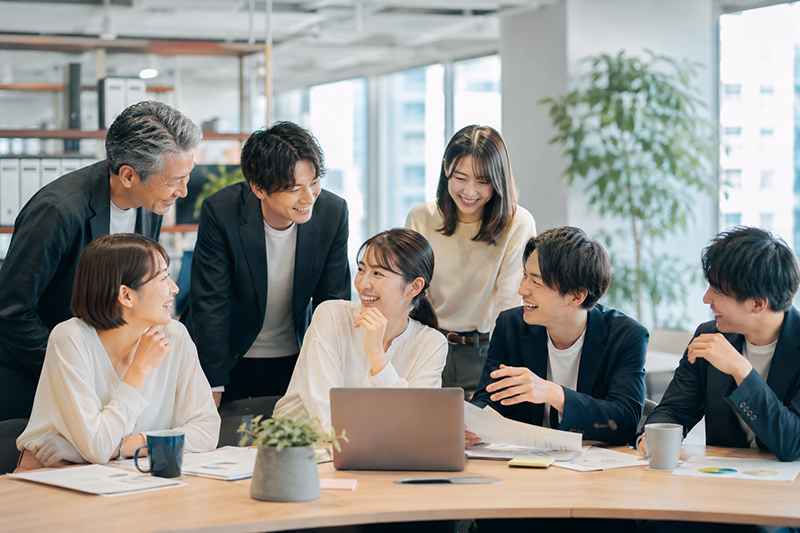 入社からのフローチャート